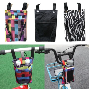1 бр. водоустойчива велосипедна чанта за съхранение Отпред, държач за мобилен телефон, велосипедна кошница