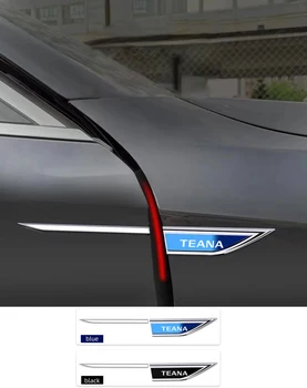 2 бр./компл. Страничната етикети на крило на колата за NISSAN Teana с логото, аксесоари за оформяне на външността на колата, декоративни аксесоари