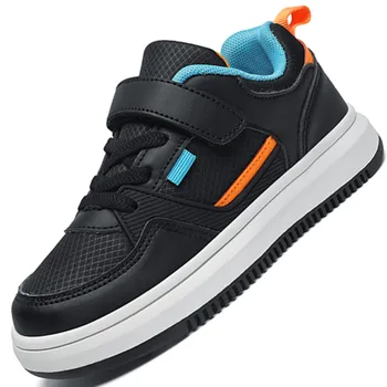 2023 Есен Нова Окото Ежедневни Кожени Обувки За Момичета и момчета, Бели Спортни Обувки За Деца, Тенис Kids, Дишащи Обувки За Бебета