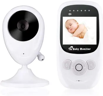 880 vigilabebes камера монитор, преносим 2,4-инчов следи бебето IR-нощна светлина за Нощно виждане Домофонна система температурен Сензор Колыбельные