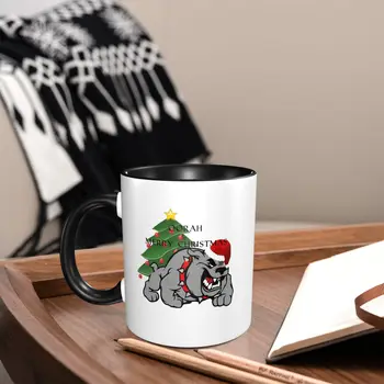 Oorah Весела Коледа чаши за Кафе Кафеената Кухня Гладка чаша Удобна дръжка за тяло
