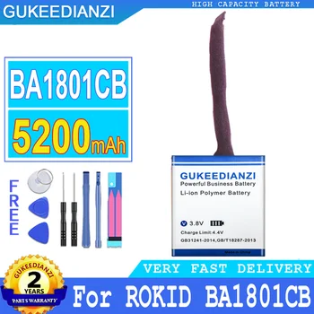 Батерия GUKEEDIANZI капацитет 5200 mah за ROKID BA1801CB Digital Power Big Bateria