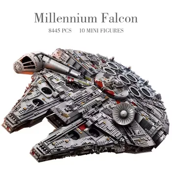 Витрина За Групи строителни блокове Millennium Ship Falcon е Съвместима С 05132 Star Bricks 75192 Коледни Подаръци за Рожден Ден