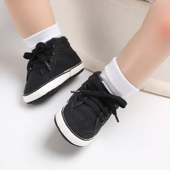 Детски обувки, Маратонки за момчета, нескользящая обувки за бебешко креватче подметка