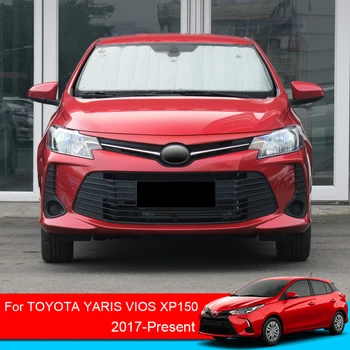 За Toyota YARIS VIOS XP150 2017-2025 Автомобилни Слънчеви Очила с UV-Защитно покритие на Страничните Прозорци Шторка Козирка Мат Предното Стъкло на Автомобил