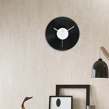 Модни реколта часовници в скандинавски стил, Стенни Тихи Часове Необичаен дизайн, Акрилни часовници за всекидневна Orologio Da Parete Home Decor