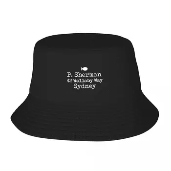Нова широка периферия шапка P. Sherman 42 Wallaby Way Sydney, Модни плажно облекло за голф в стил хип-хоп, Мъжки и дамски