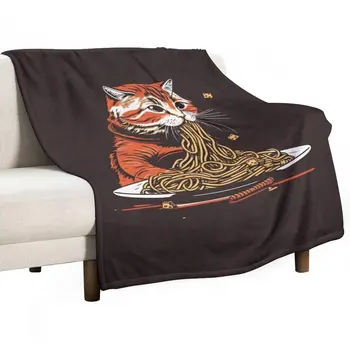 Ново одеяло за спагети, поедающее котки, Модерно пушистое одеяло