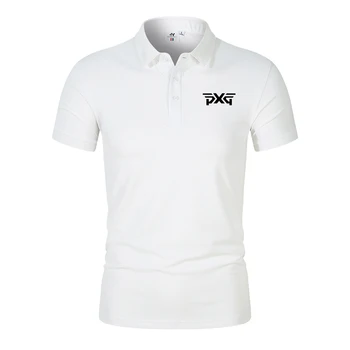 Пролетно-лятна Мъжка спортна риза за голф с къс ръкав на Nihat Melek, Дишаща бързосъхнеща риза с къси ръкави