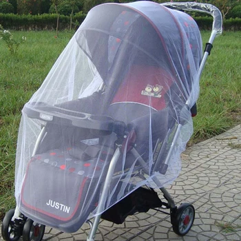 Противомоскитная мрежа за детска количка, кош за кош, мрежа против насекоми, безопасна мрежа за защита на бебета, аксесоари за детски колички