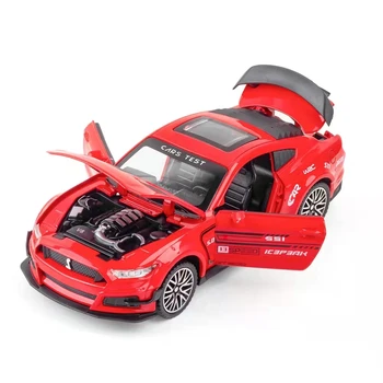 Симулация модел на колата от сплав на Ford Mustang GT500 1: 32, Бижута, играчки, колекция от подаръци A194