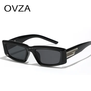 Слънчеви очила OVZA Fashion Y2K, дамски маркови тесни мъжки слънчеви очила, Класически правоъгълни слънчеви очила с UV400 S2089