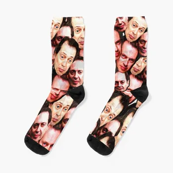 Стив Бушеми Колаж galaxy Чорапи Забавни чорапи Sock man забавни мъжки чорапи