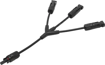 1 чифт конектори за слънчеви панели Y-образен кабел-адаптер, комплект инструменти с гаечен ключ