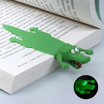 1БР Креативна 3D стерео Полагане на Cartoony Маркер Книгата се стяга Кавайная Акула, Крокодил Полагане на страниците Детски подаръци, Канцеларски материали, Ученически пособия