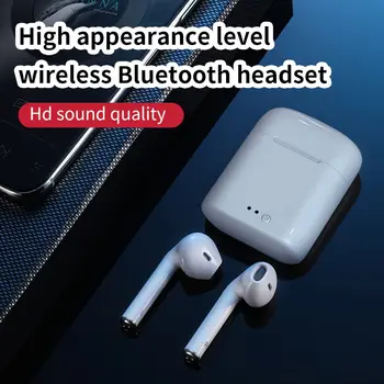 2023 Нови I7 mini Bluetooth Стерео Binaural слушалки 5.0 Стерео Спортна Безжична слушалка Bluetooth
