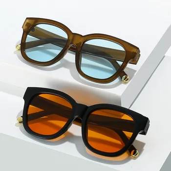2023, Нови модни слънчеви очила в европейските и американските ретро стил, Универсални очила за улични снимки