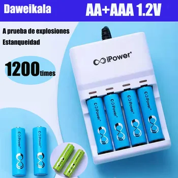 Batería AA + ААА 1,2 V batería recargable ni - MH AA 1000 Mah 3a de batería flash aaa против soporte de batería 2pcaaa / AA