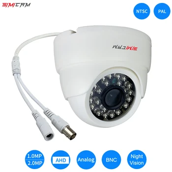 HD 720P/1080P AHD Аналогов куполна камера за нощно виждане DVR BNC За вътрешния домашен офис, камера за видеонаблюдение Factor