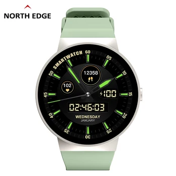 NORTH EDGE Женски Мъжки Цифрови Смарт часовници 1,39 Инча TFT HD Цветен дисплей, 123 + Спортен Режим на Bluetooth Обадете на Кислород в кръвта IP67