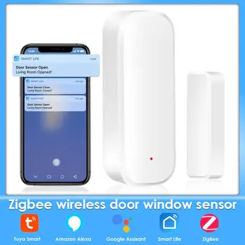 Sasha Smart WiFi/zigbee Вратата Сензор Интелигентни Детектори за отваряне/затваряне на Врати Wifi Сензор за прозорец на Приложението Smartlife Работи с Google Home Алекса