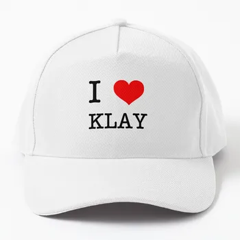 Аз обичам бейзболна шапка Klay Thompson, Направени по поръчка, Дизайнерски Шапка, Дамски шапки, Мъжки