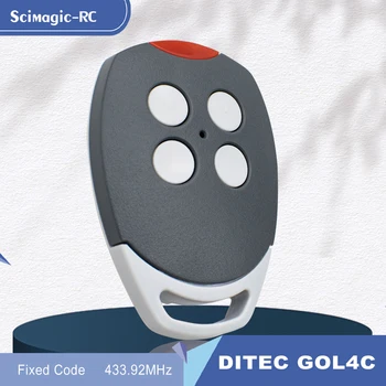 Восъчни дистанционно Управление DITEC 433 Mhz Gol4C BIXLS Ръчен Предавател Ditec 433,92 Mhz С Фиксиран Код за Отваряне на Гаражни врати