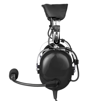 Гореща продажба на ANR Слушалки с активно шумопотискане за авиационен пилот, слушалки и втулки