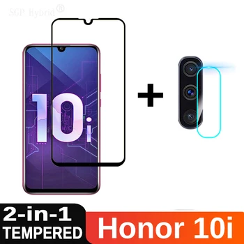 Закалено стъкло за камера 2 в 1 За Huawei Honor 10i, Защитно фолио за екрана, Пълно покритие За Честта 10i 10 i HRY-LX1T, Защитно Стъкло филм