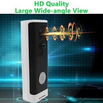 Инфрачервена Индукционная камера за нощно виждане HD, WiFi Звънец, Безжичен Интелигентен звънец, видео домофон