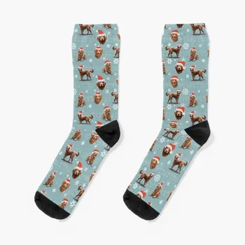 Коледен Новошотландский Утиный Толлинг, Чорапи за кучета порода Ретривър, Чорапи за кроссфита, Мъжки Чорапи