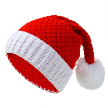 Коледна шапка Удобни Коледни шапки за деца, Детска шапка за Нова Година, Коледа QX2D