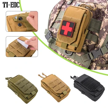 Комплект за оцеляване, тактическа поясная чанта, оборудване за скално катерене на открито, безопасно чанта за къмпинг