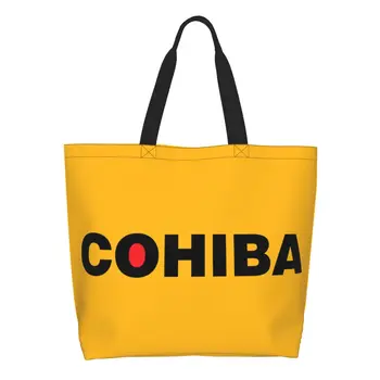 Кубински Пури Cohiba, Чанти за пазаруване, Дамски Холщовая чанта за пазаруване, чанта, Голям Капацитет