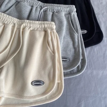 Летни удобни всекидневни спортни панталони, Дамски Летни Свободни Домашни панталони за сън, Панталони с големи джобове отвън