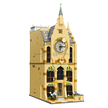 Магическа кула MOC 9005 Модулни строителни тухли Магически вид на Средновековен филм Архитектура на Модела блокове Идеи Набор от играчки Подарък