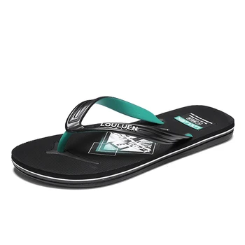 Маркови Висококачествени летни чехли, мъжки-Големи Размери 40-44, дишащи плажни сандали, Удобни ежедневни чехли от PVC, мъжки обувки