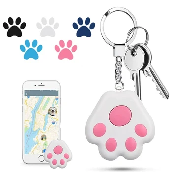 Мини GPS тракер, Безжична Bluetooth интелигентно устройство за защита от загуба на ключове, Локатор, Нашийници за домашните кучета, котки, Аксесоари за яка