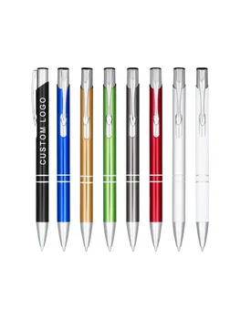 Модерна Метална Химикалка писалка, Обичай Топката цветни химикалки, Добавянето на лого, Реклама, Рекламни подарък, Евтино събитие, Персонални разпродажба Премиум-клас
