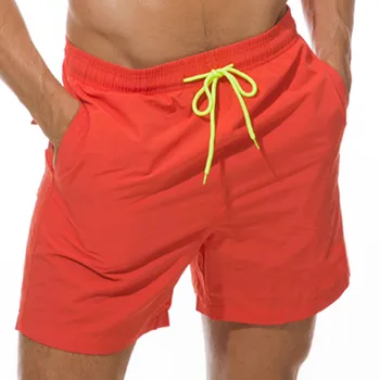 Мъжки Летни Плажни къси панталони Големи размери, бързо съхнещи, ежедневни спортни Къси панталони, Дишащи, които предпазват от пръски листа, къси панталони