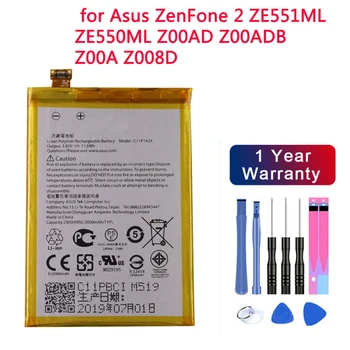 Нови данни C11P1424 Батерия за телефона 3000 mah за Asus ZenFone 2 ZE551ML ZE550ML Z00AD Z00ADB Z00A Z008D Батерия за телефона