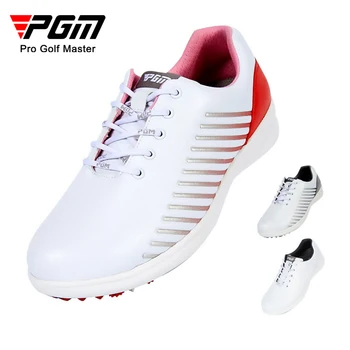 Обувки за голф PGM, Дамски Ежедневни спортни обувки от микрофибър, Дамски Водоустойчив обувки, устойчива на плъзгане обувки, Удобна и мека Подметка