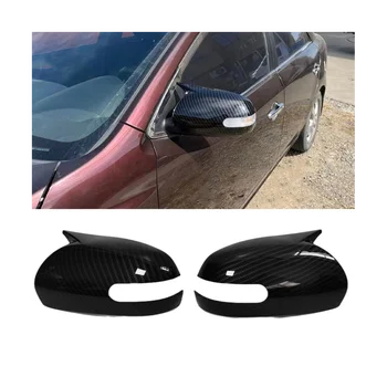 Покритие на корпуса на огледалото за обратно виждане на автомобила Kia K3 Forte 2009-2014 ABS, Каросерия от Въглеродни влакна вратата на Крилото за обратно виждане Капачка от Бичи Рога