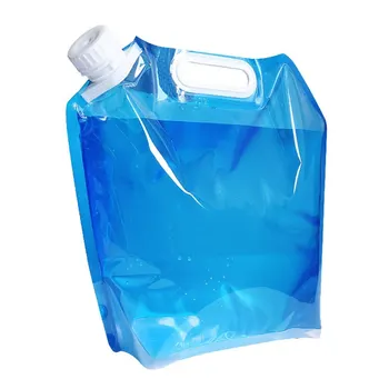 Портативен Сгъваем Портативен 5/10 литров Открит съд за питейна вода за къмпинг, кофа, чанта за вода