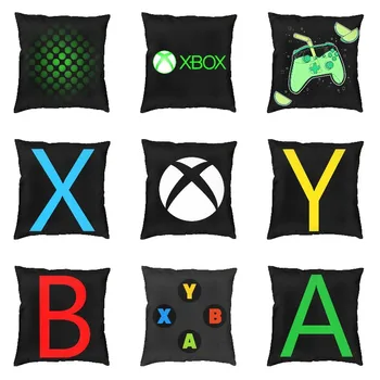 Ретро калъф за възглавници за Xbox геймър е Любовник, домашен декоративен калъф за игри с 3D принтиране, калъфка за хол