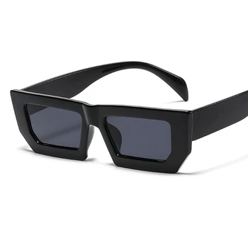 Ретро Правоъгълни Слънчеви очила Дамски Класически Реколта Уникални Малки Луксозни Маркови Квадратни Слънчеви очила Дамски Модни Нюанси Точки