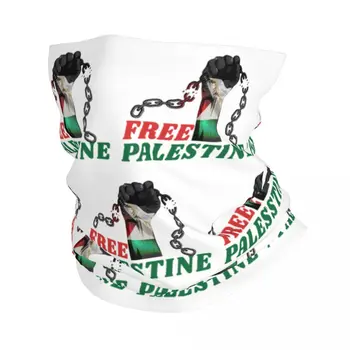 Свободна Палестина с Палестинския флаг, Гамаши, за жени и за мъже, Защита от ултравиолетови лъчи, Зимни Патриотическая Кърпа, Шал за Колоездене