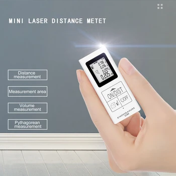 Умен Лазерен Далекомер 30 М Интелигентен Цифров Лазерен Далекомер Mini Usb Зареждане На Акумулаторна Батерия Ръчно Далекомер