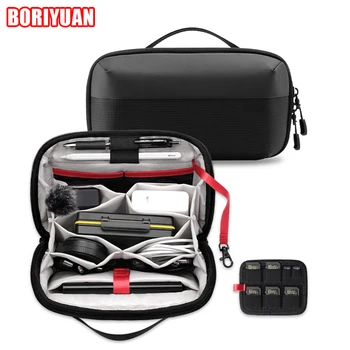 Чанта за камера за Ipad Mini 6, преносима чанта за багаж, чанта за кабел за предаване на данни, Цифрова чанта за съхранение, Сгъваема Многофункционална чанта за пътуване